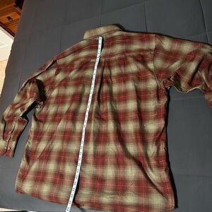DIXXON Red and Green Plaid Shirt Jacket